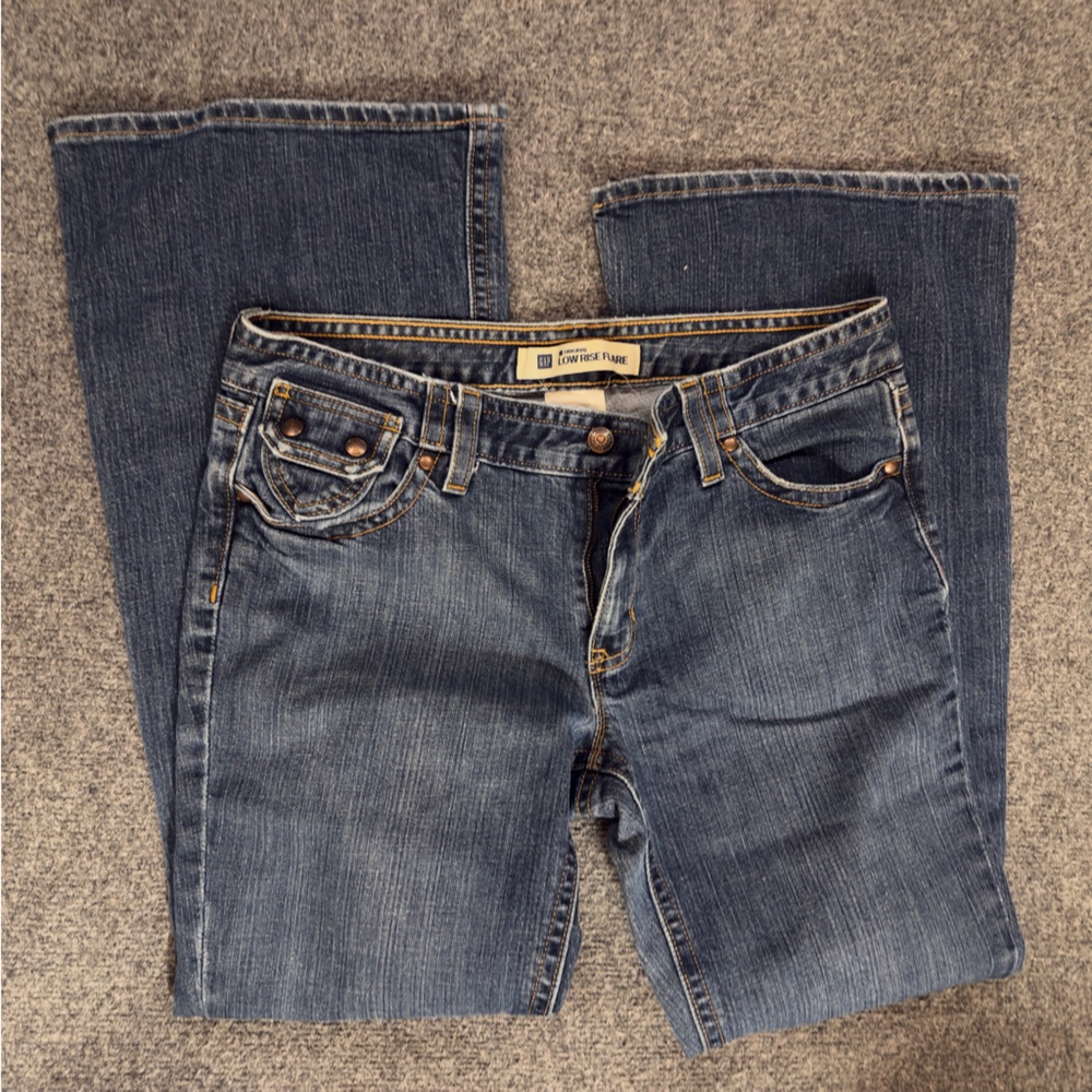 GAP Women's Original Low Rise Flare Blue Jeans Sz 12x30